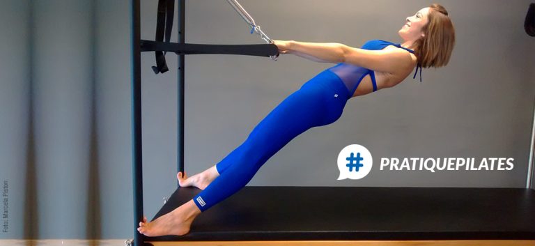 Pratique Pilates Ponte em neutra no Cadillac